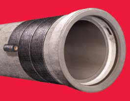 External retrofit of concrete pipe.