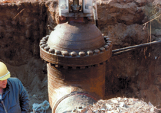 corrosion control of belowground pipe and valve