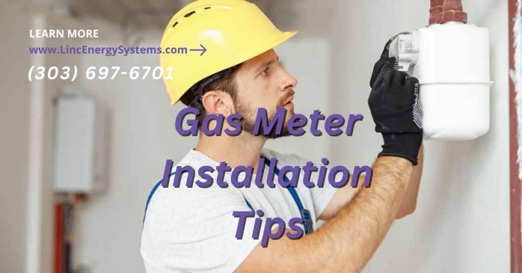 natural gas meter installation