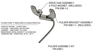 itron pulse output gas meter device