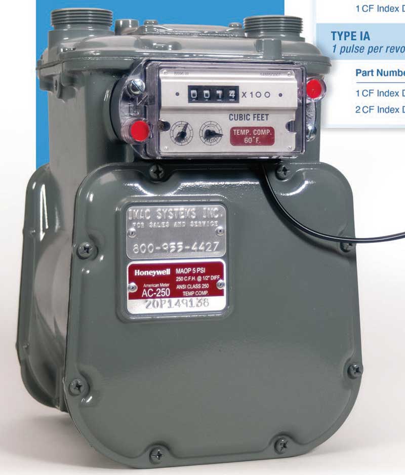MAOP 5psi American Meter gas meter AT-210 