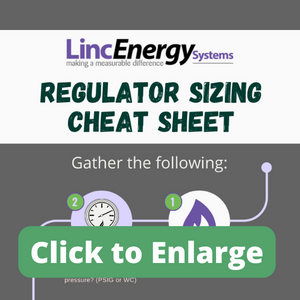 natural gas regulator sizing