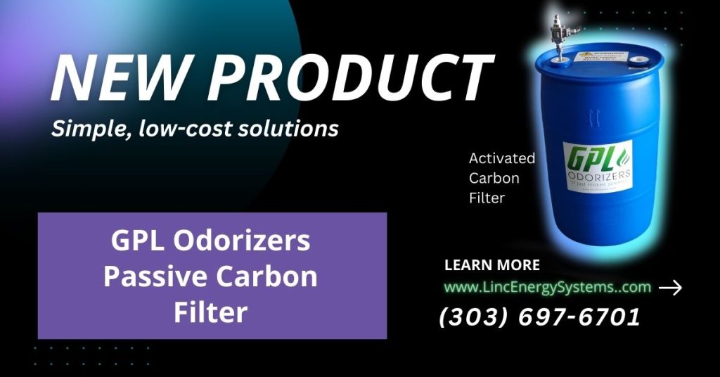 Mercaptan Odor Removal with Passive Activated Carbon Filter