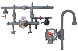 prefab gas meter set